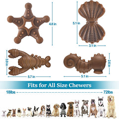 PETSTA dog chew toy in the lobster shape from the four-piece set.