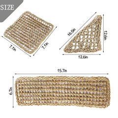 PINVNBY reptile hammock in a rectangle shape for reptile habitat decor.