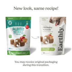 Presidio Pill Buddy Naturals treat shown close up to show its soft texture.