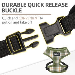 PUPTECK dog harness quick-release buckle shown up close.