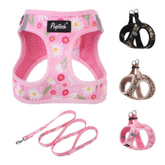 PUPTECK small dog harness shown from the front.