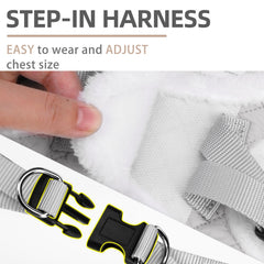 PUPTECK small dog harness showing the step-in design.