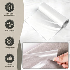 QianShouYan cat scratch furniture protector showing its single-sided adhesive surface.