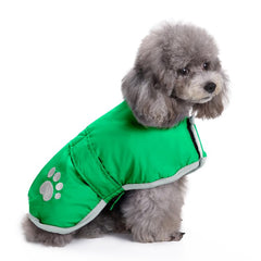 Queenmore dog winter coat shown from the front.