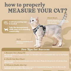 rabbitgoo cat harness close-up showing its soft, breathable air-mesh fabric.