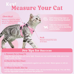 rabbitgoo Cat Harness and Leash displayed together as a walking set.