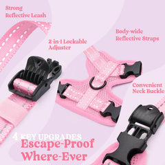 rabbitgoo Cat Harness neck buckle shown in a close-up view.