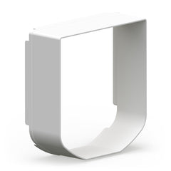 SureFlap Cat Door Tunnel Extender shown from the front in white.