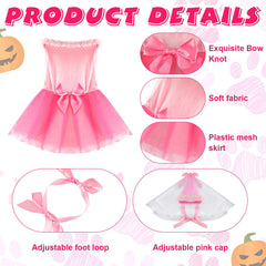 Sweetude dog princess tutu costume skirt close-up showing its gauze layers.