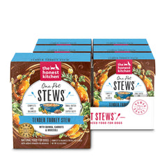 The Honest Kitchen One Pot Stew wet dog food package shown from the front.