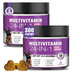 TTLXBL dog multivitamin container shown from the front.
