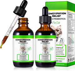 VOSIFSDIY Cat Constipation Relief bottle shown from the front.