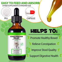 VOSIFSDIY Cat Constipation Relief shown as a two-piece pack.