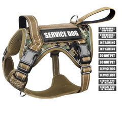WINSEE tactical dog harness shown from the front as a reflective vest.