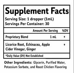 Woof 'n' Purr Cat Mange Treatment label shown in close-up.