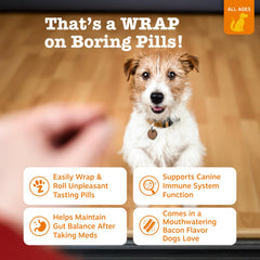 Zesty Paws Probiotic Pill Wrap paste shown in a close-up.