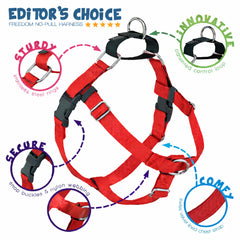 2 Hounds Design Freedom dog harness Swiss Velvet lining detail.