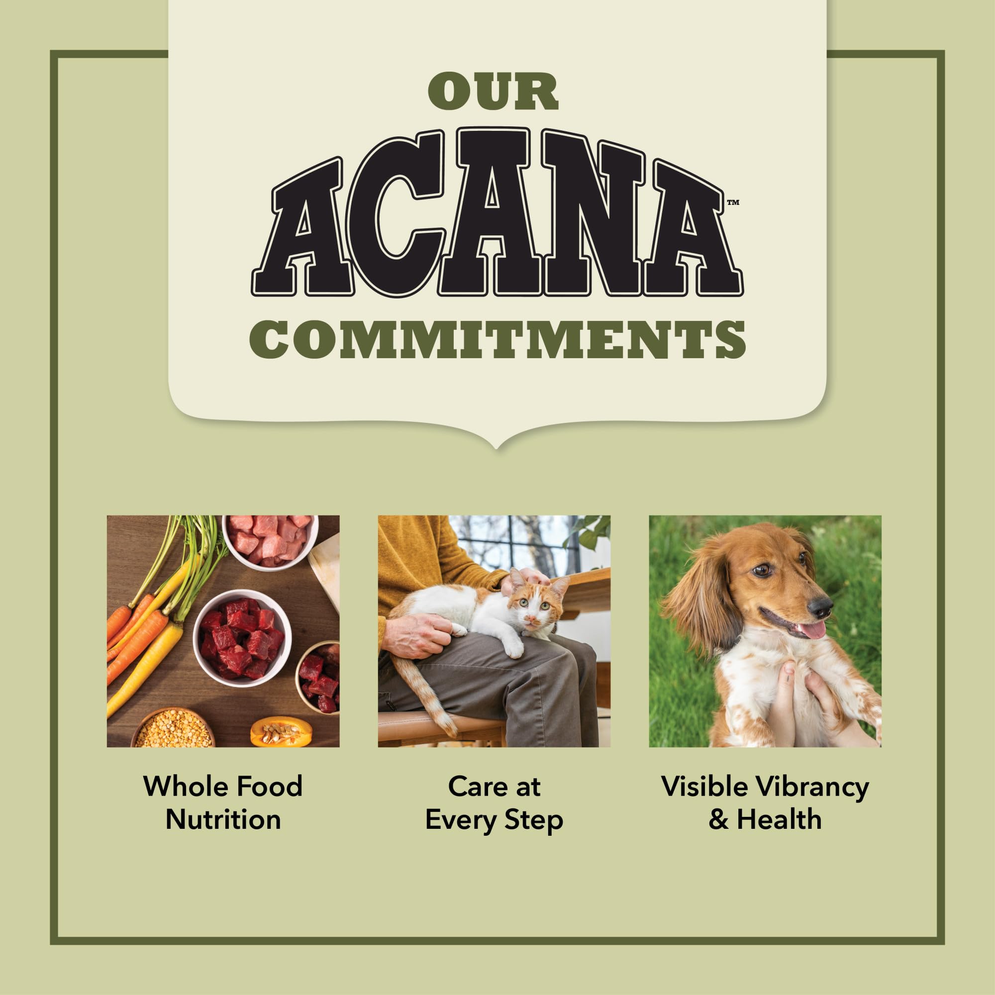 ACANA Meadowlands cat food package shown at an alternate angle.
