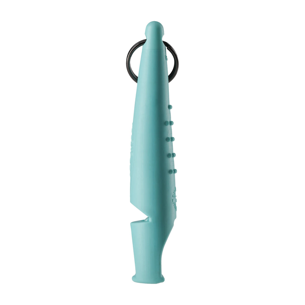 ACME Alpha 211.5 dog training whistle close-up showing its patented sound chambers.
