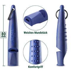 ACME Alpha 211.5 dog training whistle shown from the side.