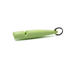 ACME Alpha 210.5 dog training whistle shown from the front in lime green.