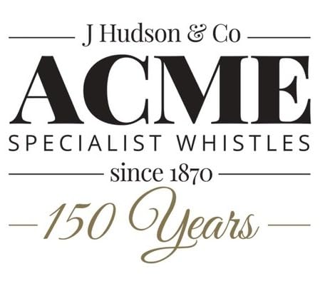 ACME Alpha 210.5 dog training whistle displayed with its size and weight details.