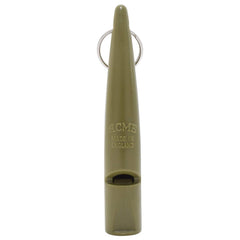 ACME dog training whistle mouthpiece shown in close-up.
