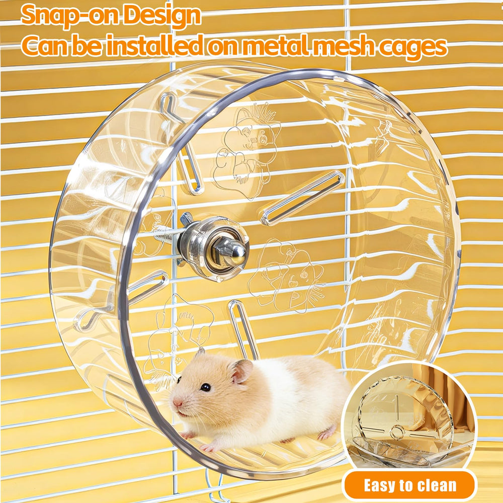 Acsist hamster exercise wheel close-up showing the central bearing area.