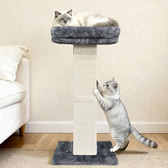 AGYM cat scratching post shown in use as a cat scratches.
