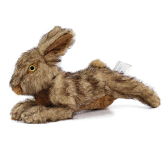 ALL FOR PAWS Brown Rabbit Pet Plush Toy shown from the front.