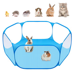 Amakunft small animal playpen shown fully expanded.