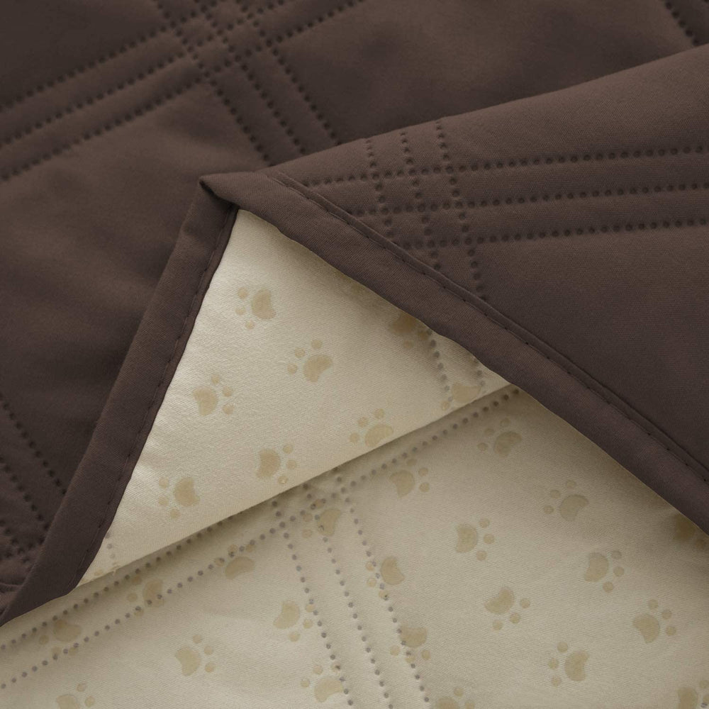 Ameritex Dog Bed Cover Pet Blanket covering a dog bed.