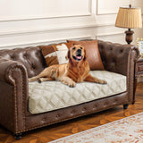 Ameritex dog bed cover shown from the front as a quilted furniture blanket.