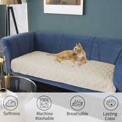 Ameritex waterproof dog blanket shown in a fabric close-up.