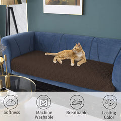 Ameritex waterproof dog blanket with a close view of its soft surface.