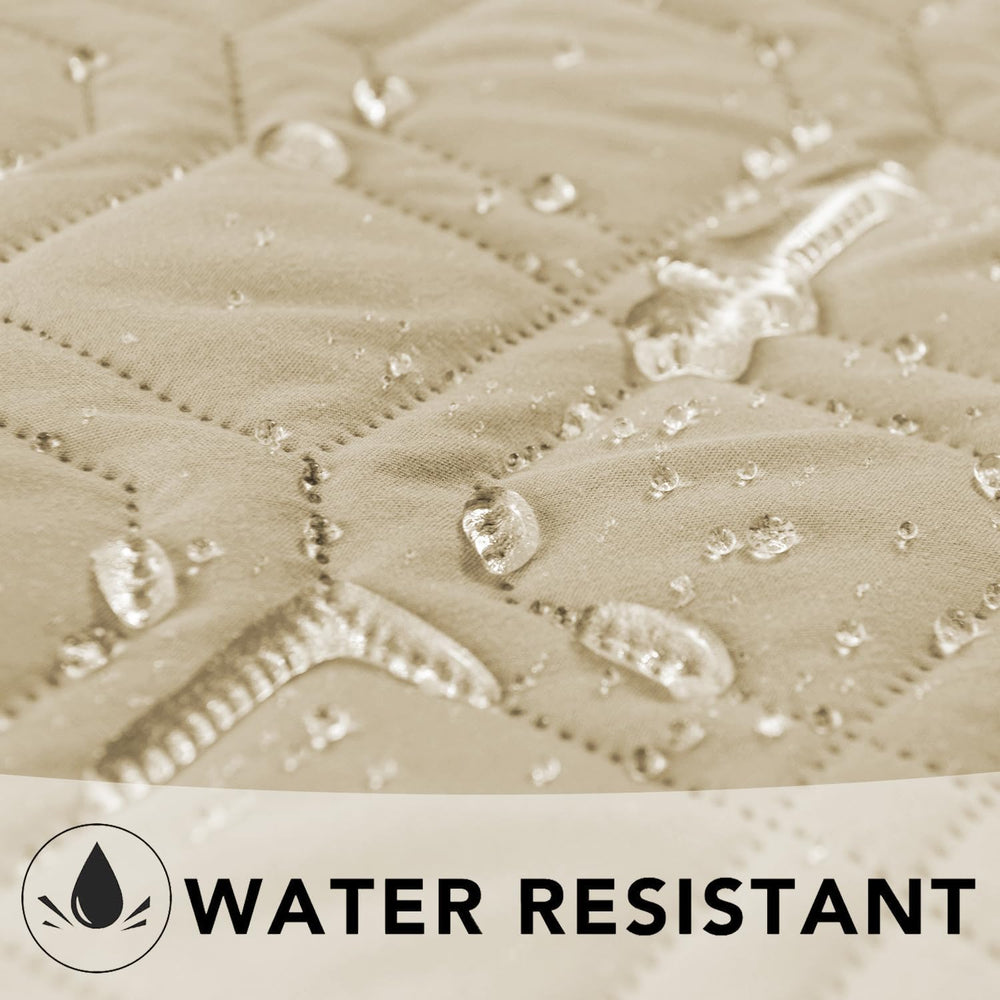 Ameritex waterproof dog bed blanket microfiber surface shown close up.