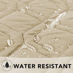 Ameritex waterproof dog bed blanket microfiber surface shown close up.
