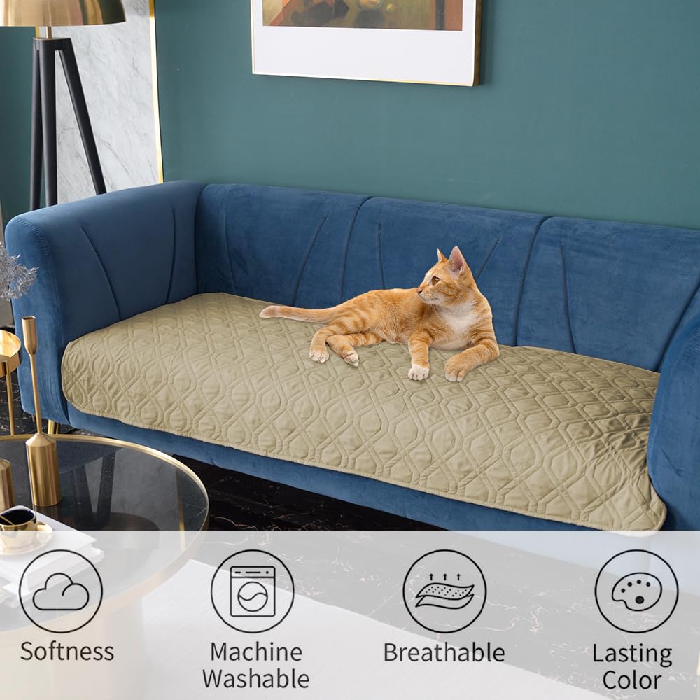 Ameritex waterproof dog bed blanket showing its internal TPU layer.