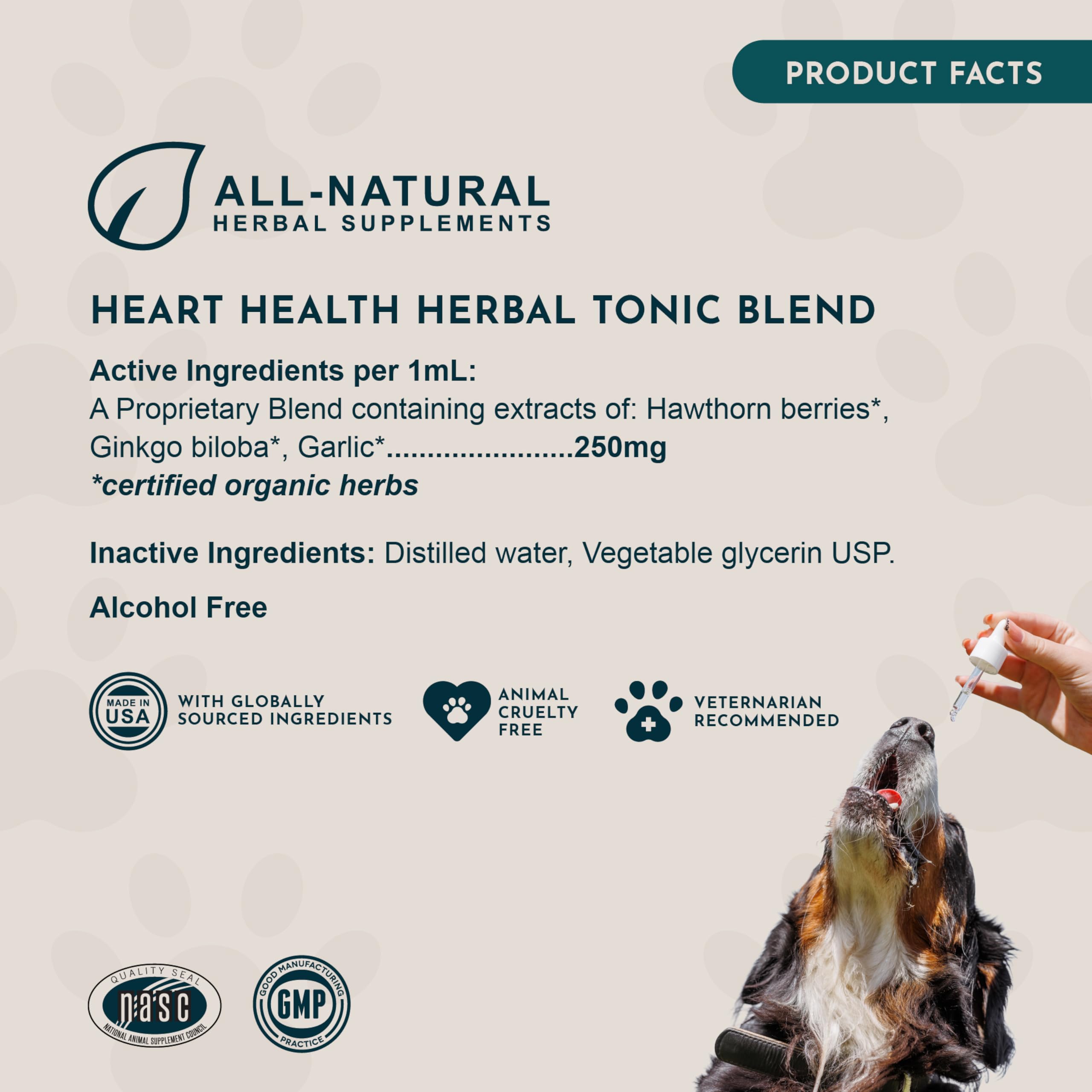 Animal Essentials Heart Health shown being administered to a cat by mouth.