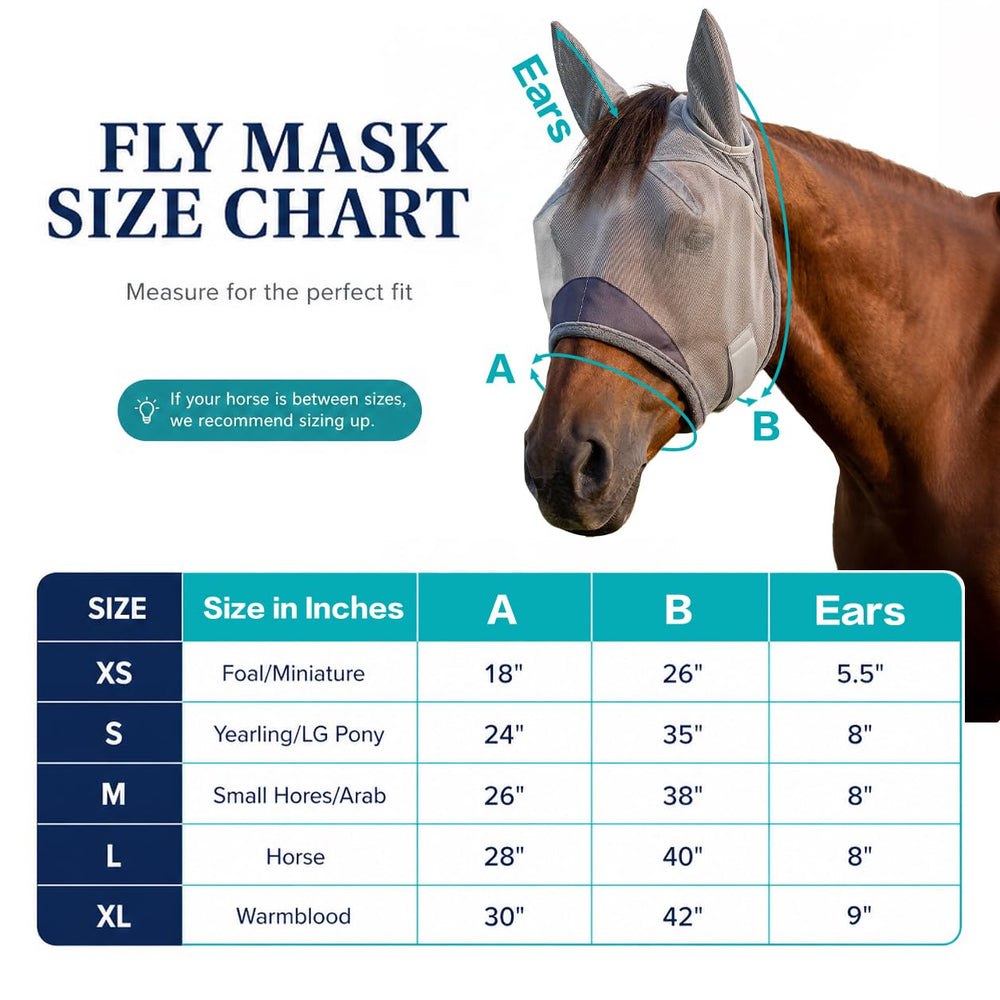 Animal-Gifts horse fly mask fabric shown in close-up.