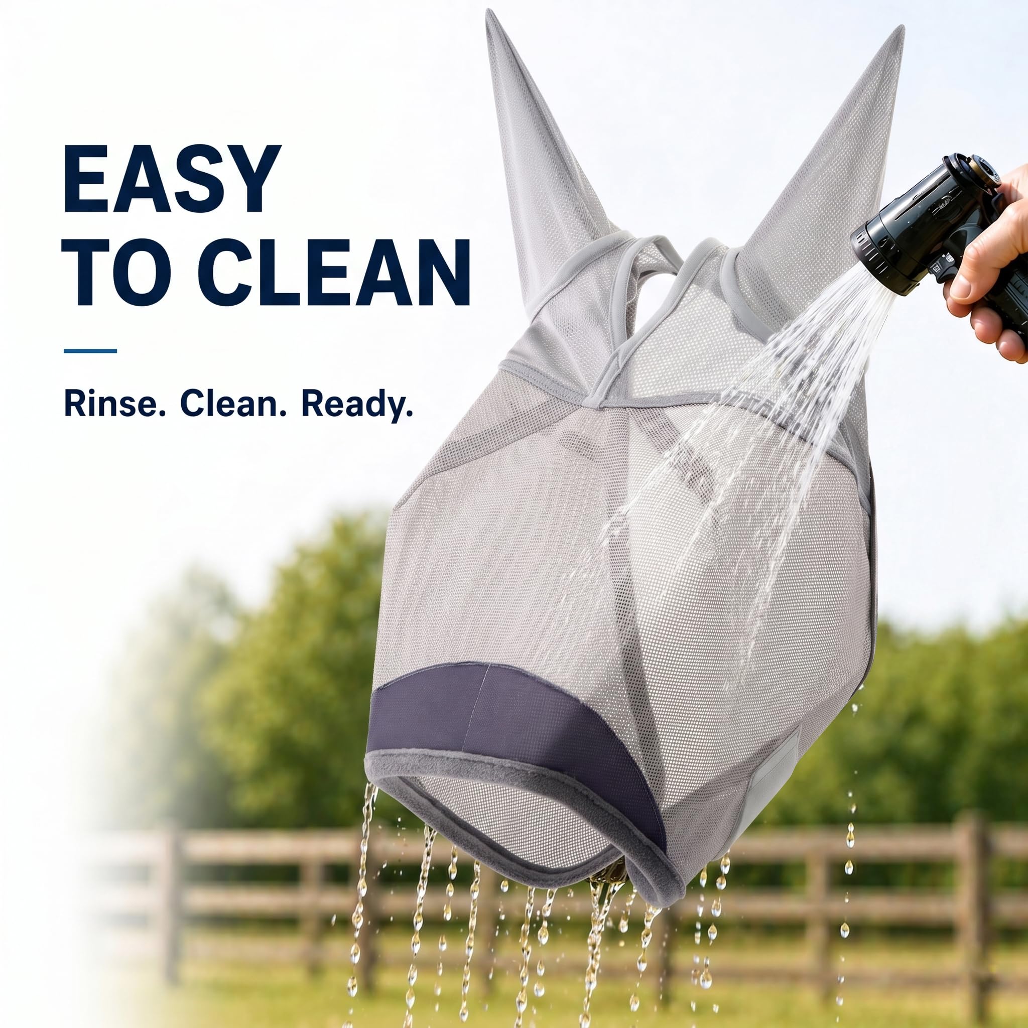 Animal-Gifts horse fly mask shown in an overall product view.