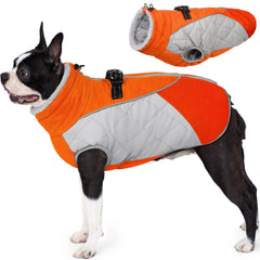 AOFITEE Dog Coat shown from the front.