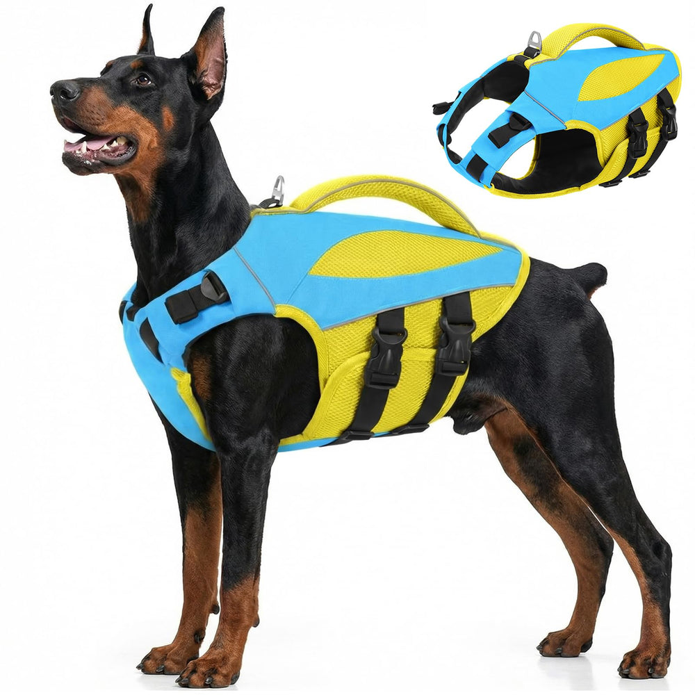 AOFITEE Dog Life Jacket shown from the front.