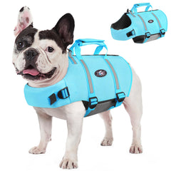 AOFITEE Dog Life Jacket shown from the front.