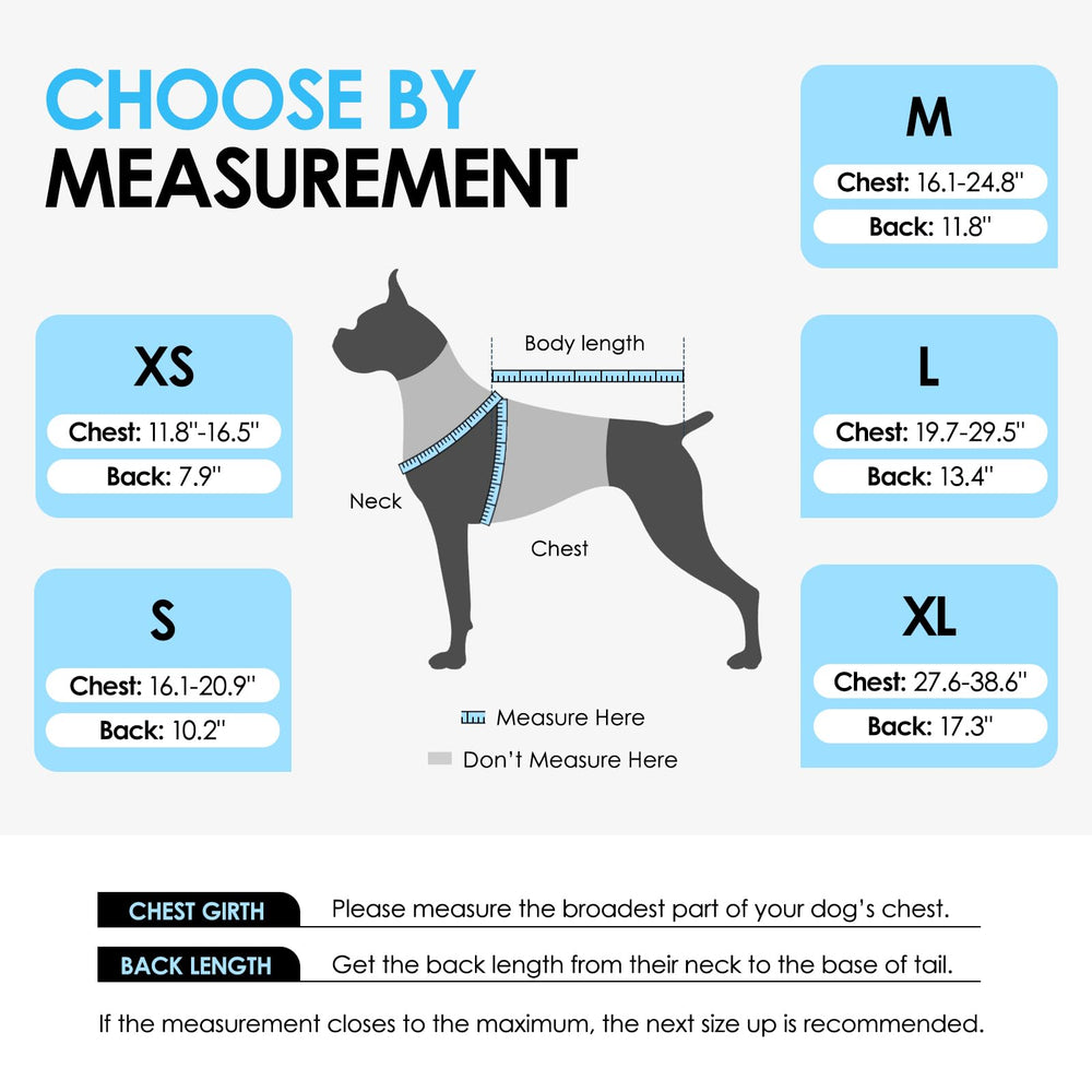 AOFITEE dog shark life jacket showing the adjustable neck and belly straps.