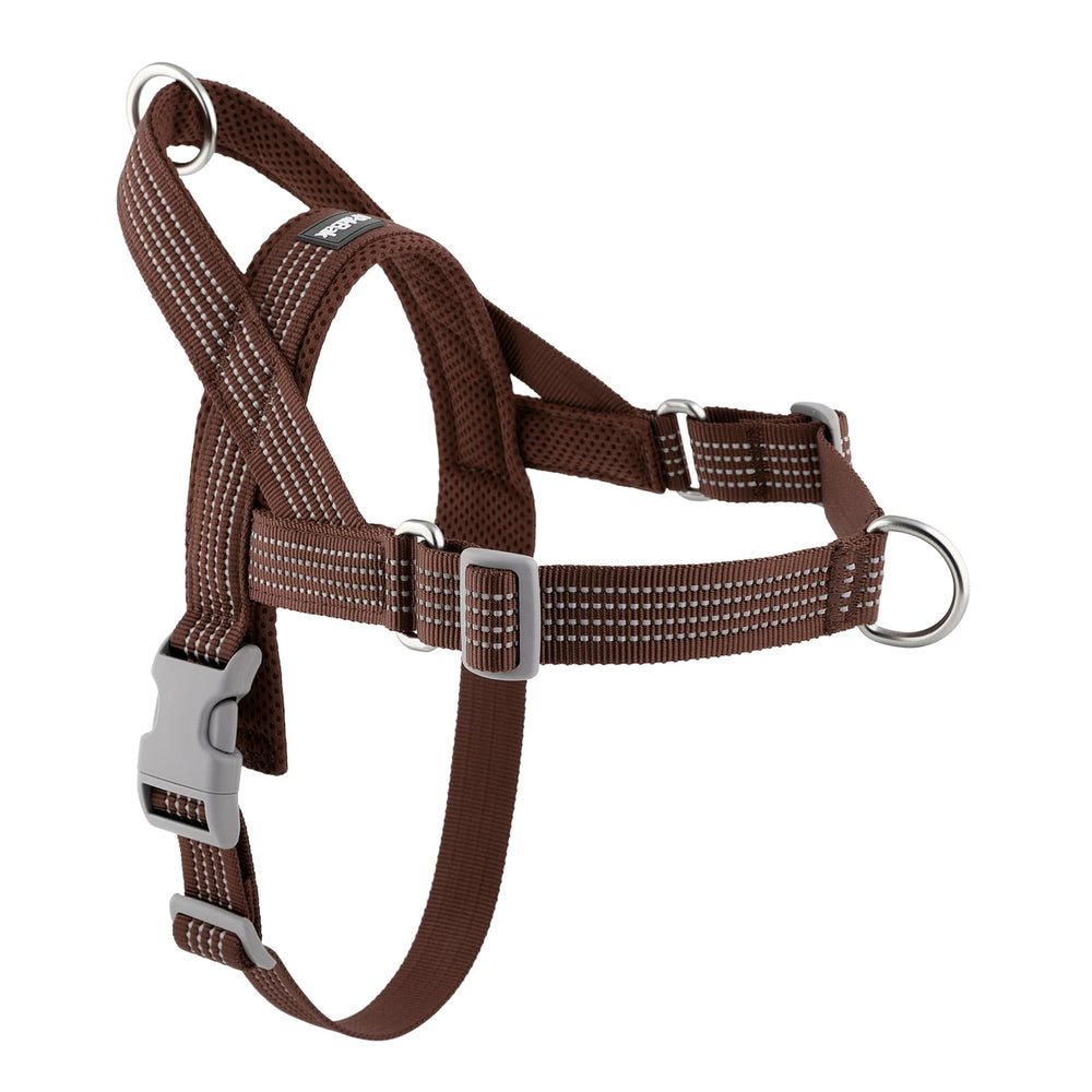 APAKBAK dog harness shown from the front to display its padded vest design.