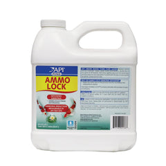 API POND AMMO-LOCK ammonia detoxifier bottle shown from the front.