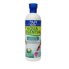 API Pond Aqua Essential pond water conditioner bottle shown from the front.