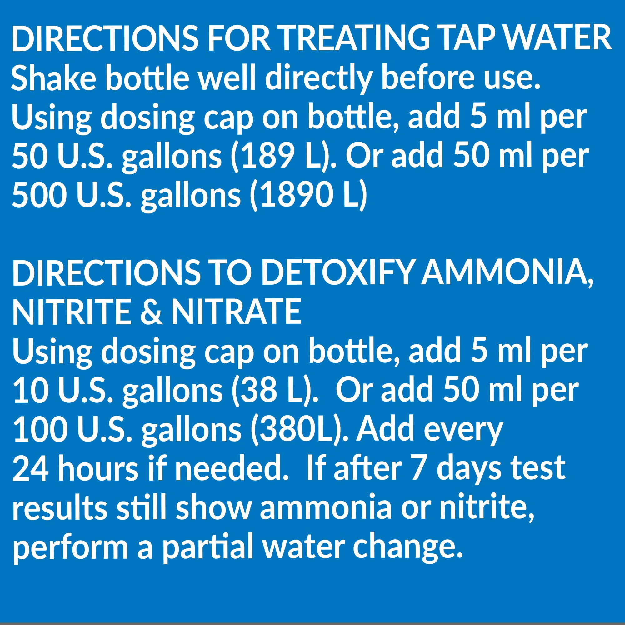 API Pond Aqua Essential pond water conditioner shown being poured for pond use.