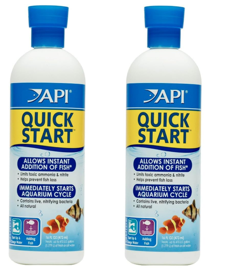 API Quick Start water conditioner bottle shown from the front.